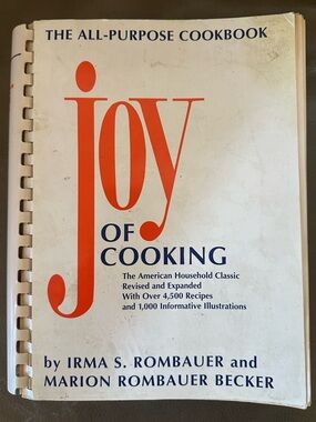Joy of Cooking 1975 Edition 1997 Printing Comb Bound Cookbook Rombauer Becker